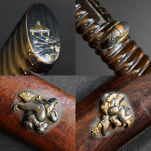 Load image into Gallery viewer, Authentic JAPANESE SAMURAI KATANA SWORD WAKIZASHI KUNIMUNE 国宗 w/NBTHK HOZON PAPER w/KOSHIRAE ANTIQUE