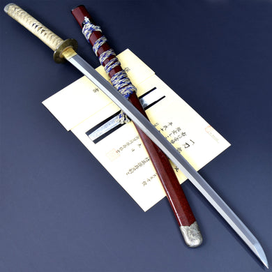 Authentic NIHONTO JAPANESE SAMURAI LONG SWORD KATANA KANETSUNE 兼常 signed w/NBTHK HOZON PAPER w/KOSHIRAE ANTIQUE 70.1cm