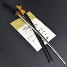 Load image into Gallery viewer, Authentic NIHONTO JAPANESE SAMURAI LONG SWORD KATANA MORIMITSU 守光 w/NTHK CERTIFICATE w/KOSHIRAE ANTIQUE