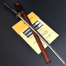 Load image into Gallery viewer, Authentic NIHONTO JAPANESE SAMURAI LONG SWORD KATANA HIROTAKA 汎隆 signed w/NBTHK TOKUBETSU HOZON PAPER w/KOSHIRAE and SHIRASAYA ANTIQUE