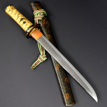 Load image into Gallery viewer, ANTIQUE NIHONTO JAPANESE SAMURAI KATANA SWORD TANTO SUKESADA 祐定 signed w/KOSHIRAE and SHIRASAYA