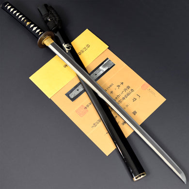 Authentic NIHONTO JAPANESE SAMURAI LONG SWORD KATANA KANEZANE 包真 signed w/NBTHK TOKUBETSU HOZON PAPER w/KOSHIRAE ANTIQUE