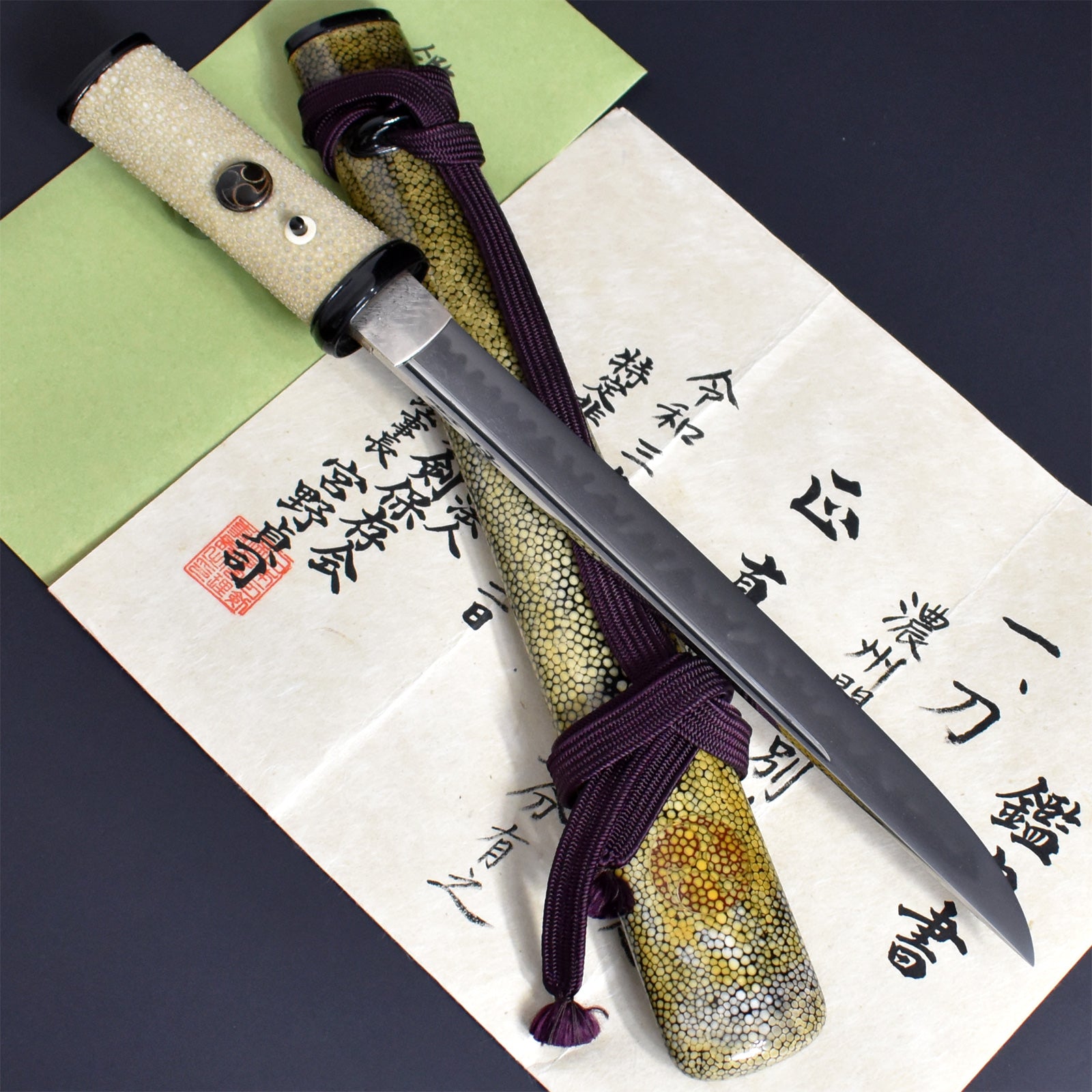 Authentic JAPANESE SAMURAI KATANA SWORD TANTO KANESADA 兼定