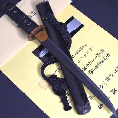 Authentic JAPANESE SAMURAI KATANA SWORD TANTO MOTOOKI 元興 w/NBTHK HOZON PAPER ANTIQUE