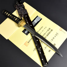 Load image into Gallery viewer, Authentic JAPANESE SAMURAI KATANA SWORD TANTO RYOUKAI 了戒 w/NBTHK HOZON PAPER ANTIQUE