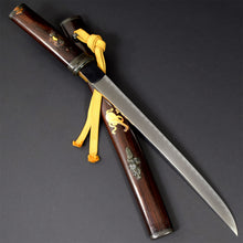 Load image into Gallery viewer, Authentic JAPANESE SAMURAI KATANA SWORD TANTO KANETSUGU 兼次 signed w/CERTIFICATION PAPER ANTIQUE