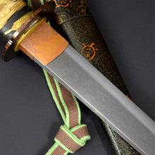 Load image into Gallery viewer, ANTIQUE NIHONTO JAPANESE SAMURAI KATANA SWORD TANTO SUKESADA 祐定 signed w/KOSHIRAE and SHIRASAYA