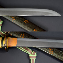 Load image into Gallery viewer, ANTIQUE NIHONTO JAPANESE SAMURAI KATANA SWORD TANTO SUKESADA 祐定 signed w/KOSHIRAE and SHIRASAYA