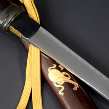 Load image into Gallery viewer, Authentic JAPANESE SAMURAI KATANA SWORD TANTO KANETSUGU 兼次 signed w/CERTIFICATION PAPER ANTIQUE