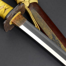 Load image into Gallery viewer, Authentic NIHONTO JAPANESE SAMURAI LONG SWORD KATANA HIROTAKA 汎隆 w/NBTHK TOKUBETSU KICHO PAPER w/KOSHIRAE ANTIQUE 72.4cm