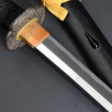 Load image into Gallery viewer, Authentic NIHONTO JAPANESE SAMURAI LONG SWORD KATANA MORIMITSU 守光 w/NTHK CERTIFICATE w/KOSHIRAE ANTIQUE