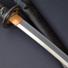 Load image into Gallery viewer, Authentic NIHONTO JAPANESE LONG SWORD TACHI KUNISHIGE 國重 signed w/NBTHK KICHO PAPER ANTIQUE
