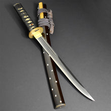 Load image into Gallery viewer, Authentic JAPANESE SAMURAI KATANA SWORD TANTO RYOUKAI 了戒 w/NBTHK HOZON PAPER ANTIQUE