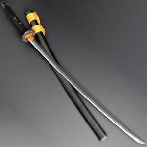 Authentic NIHONTO JAPANESE SAMURAI LONG SWORD KATANA MORIMITSU 守光 w/NTHK CERTIFICATE w/KOSHIRAE ANTIQUE