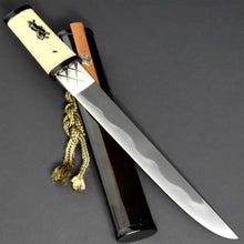 Load image into Gallery viewer, Authentic JAPANESE SAMURAI KATANA SWORD TANTO KATSUICHI 克一 w/NBTHK HOZON PAPER ANTIQUE