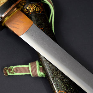 ANTIQUE NIHONTO JAPANESE SAMURAI KATANA SWORD TANTO SUKESADA 祐定 signed w/KOSHIRAE and SHIRASAYA