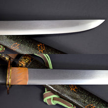 Load image into Gallery viewer, ANTIQUE NIHONTO JAPANESE SAMURAI KATANA SWORD TANTO SUKESADA 祐定 signed w/KOSHIRAE and SHIRASAYA