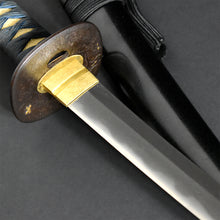 Load image into Gallery viewer, Authentic NIHONTO JAPANESE SAMURAI LONG SWORD KATANA HIROFUSA 広房 w/NTHK CERTIFICATE w/KOSHIRAE ANTIQUE