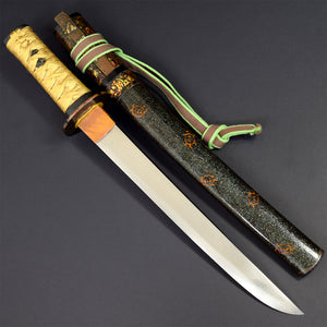 ANTIQUE NIHONTO JAPANESE SAMURAI KATANA SWORD TANTO SUKESADA 祐定 signed w/KOSHIRAE and SHIRASAYA