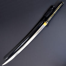 Load image into Gallery viewer, Authentic NIHONTO JAPANESE SAMURAI LONG SWORD KATANA AKIHIRO 秋広 signed w/NTHK CERTIFICATE w/KOSHIRAE HITATSURA BLADE ANTIQUE