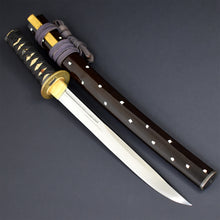 Load image into Gallery viewer, Authentic JAPANESE SAMURAI KATANA SWORD TANTO RYOUKAI 了戒 w/NBTHK HOZON PAPER ANTIQUE