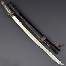 Load image into Gallery viewer, Authentic JAPANESE SAMURAI KATANA SWORD LONG WAKIZASHI MONJYU 文珠 w/NBTHK HOZON PAPER w/KOSHIRAE and SHIRASAYA ANTIQUE 59.2cm