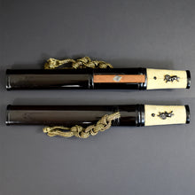 Load image into Gallery viewer, Authentic JAPANESE SAMURAI KATANA SWORD TANTO KATSUICHI 克一 w/NBTHK HOZON PAPER ANTIQUE