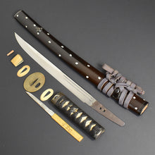 Load image into Gallery viewer, Authentic JAPANESE SAMURAI KATANA SWORD TANTO RYOUKAI 了戒 w/NBTHK HOZON PAPER ANTIQUE