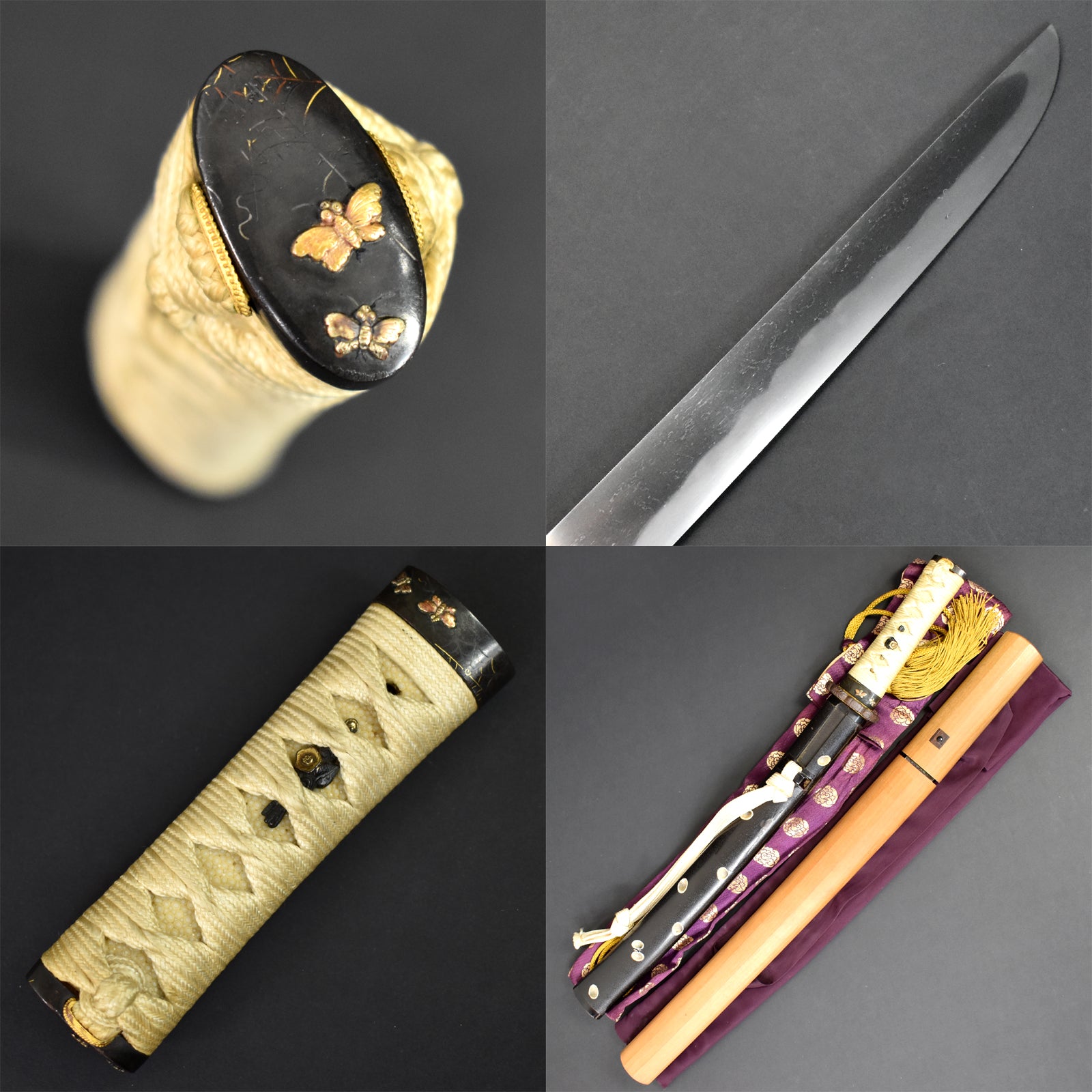 Authentic NIHONTO JAPANESE SAMURAI SWORD WAKIZASHI KANENAGA 兼永 