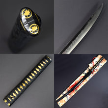 Load image into Gallery viewer, Authentic NIHONTO JAPANESE SAMURAI LONG SWORD KATANA AKIHIRO 秋広 signed w/NTHK CERTIFICATE w/KOSHIRAE HITATSURA BLADE ANTIQUE